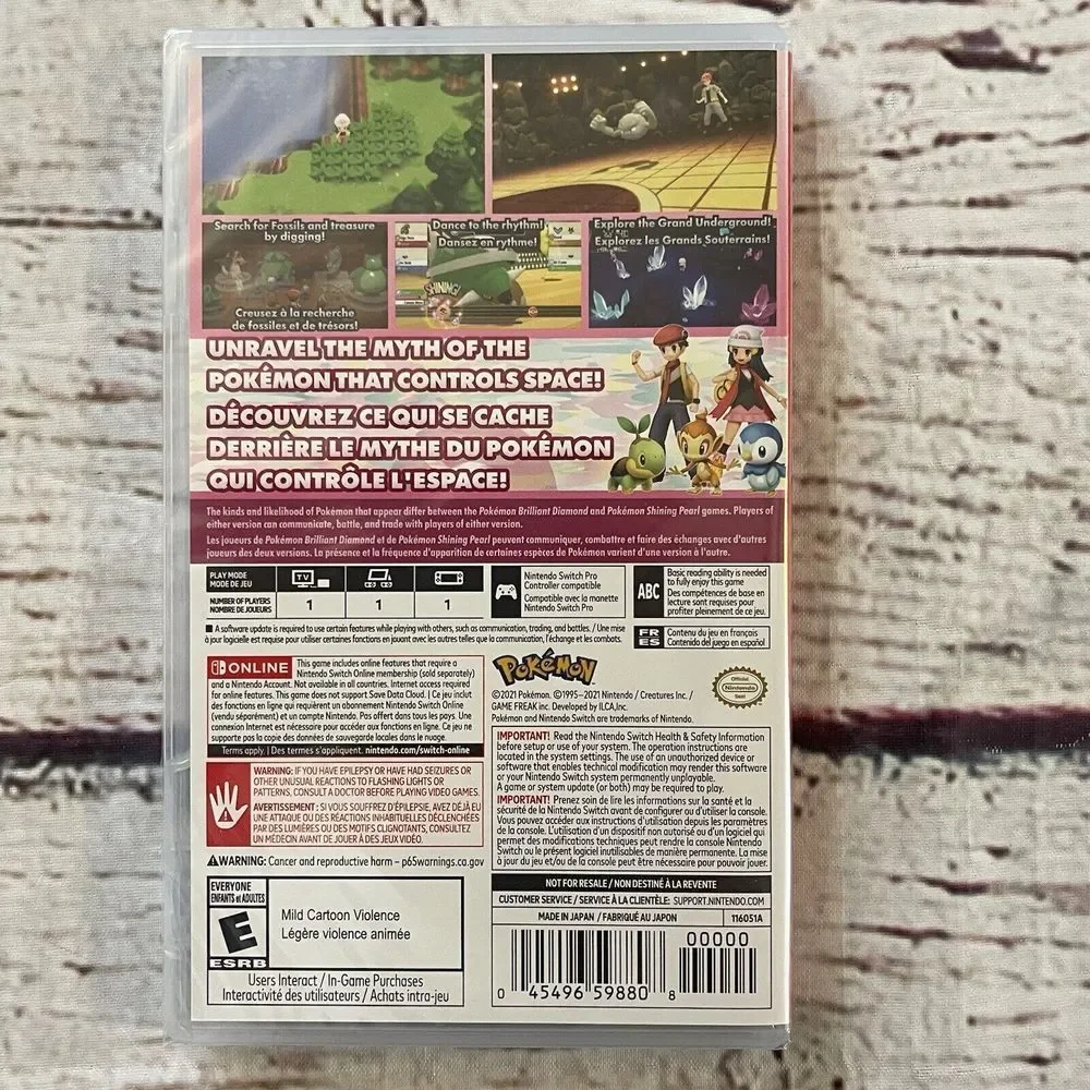Pokemon Shining Pearl‎ (Brand New Factory Sealed US Version) Nintendo Switch